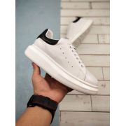  Alexander McQueen White and Black Oversized Sneakers