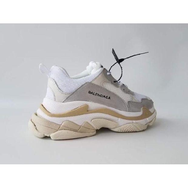  Balenciaga 2017 Fall/Winter Collections White Silver Sneakers for Sale