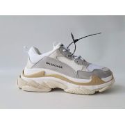  Balenciaga 2017 Fall/Winter Collections White Silver Sneakers for Sale