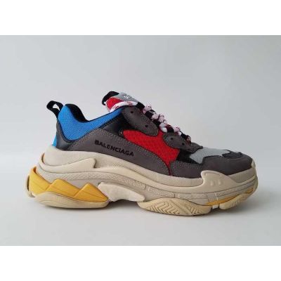 2017 Balenciaga Fall/Winter Collections Red Blue Grey Sneakers for Sale