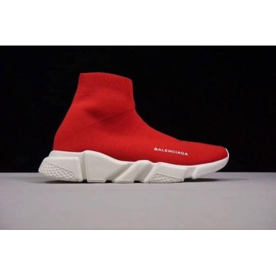  Speed Stretch-Knit Red Mid Sneakers Online
