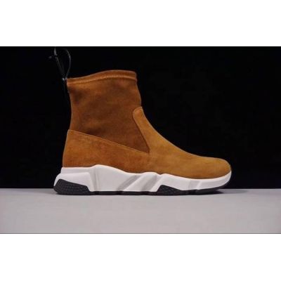  Fall/Winter Sheepskin Chestnut Sneakers Online