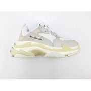  2018 Triple S White Silver Sneakers for Sale Online