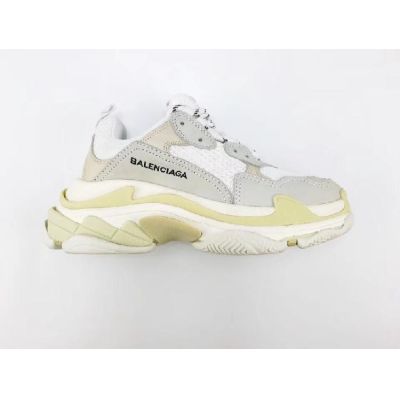  2018 Triple S White Silver Sneakers for Sale Online