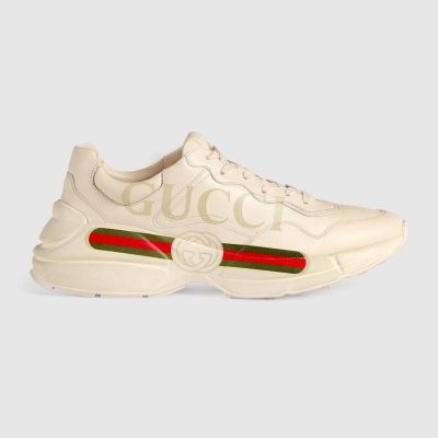  Rhyton Gucci logo leather sneaker Online