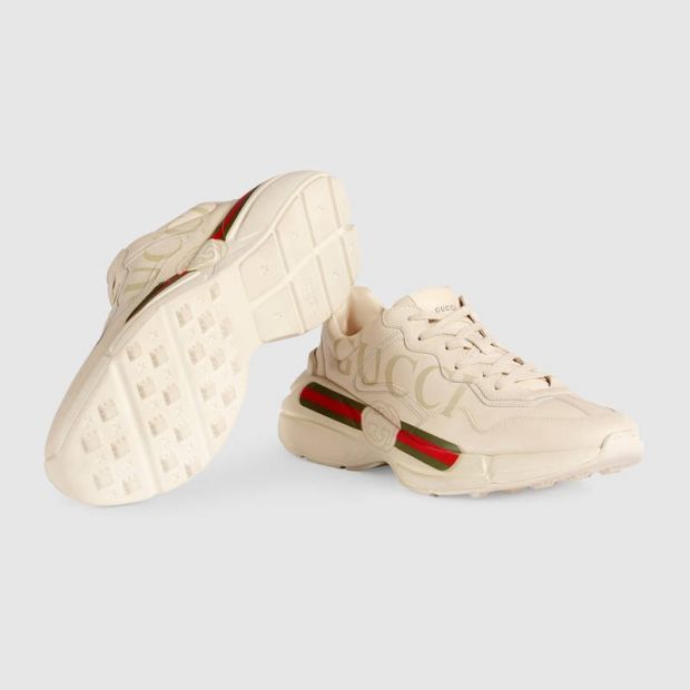  Rhyton Gucci logo leather sneaker Online