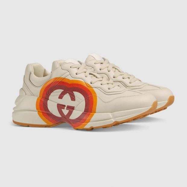  Gucci Rhyton sneaker with Interlocking G and heart Online