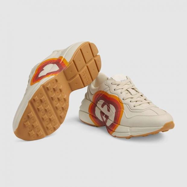  Gucci Rhyton sneaker with Interlocking G and heart Online