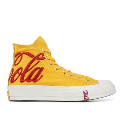 CHEAP CONVERSE CHUCK TAYLOR ALL-STAR 70S HI KITH X COCA COLA YELLOW