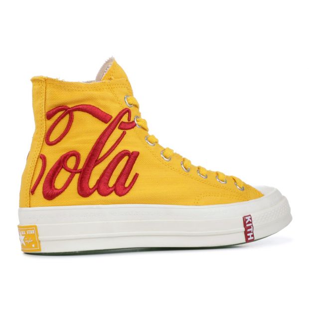 CHEAP CONVERSE CHUCK TAYLOR ALL-STAR 70S HI KITH X COCA COLA YELLOW