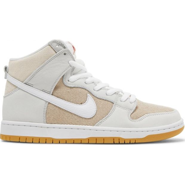  Nike SB Dunk High Pro ISO Orange Label Unbleached Natural