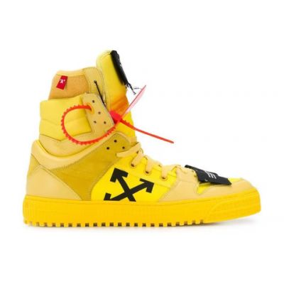  Off-White Off Court High Top Yellow