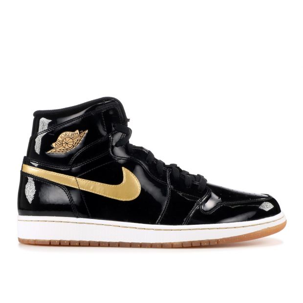 CHEAP AIR JORDAN 1 RETRO BLACK METALLIC GOLD (2013)