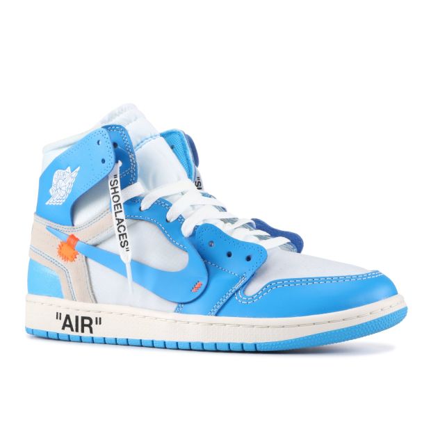  Air Jordan 1 X Off White University Blue