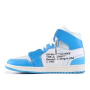  Air Jordan 1 X Off White University Blue