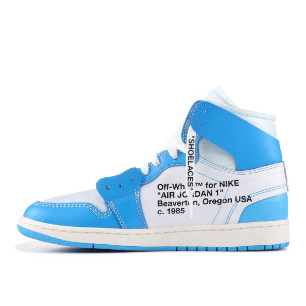  Air Jordan 1 X Off White University Blue