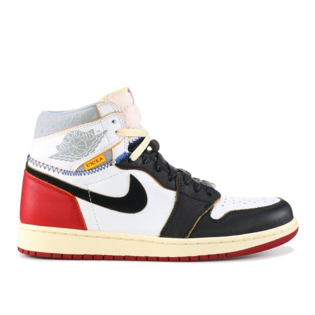  AIR JORDAN 1 RETRO HI NRG/UN "UNION" BLACK RED