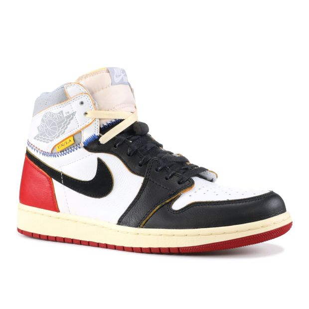  AIR JORDAN 1 RETRO HI NRG/UN "UNION" BLACK RED