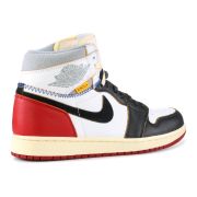  AIR JORDAN 1 RETRO HI NRG/UN "UNION" BLACK RED