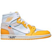 UA Air Jordan 1 Retro High Off-White Canary Yellow