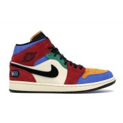 CHEAP AIR JORDAN 1 MID SE FEARLESS BLUE THE GREAT