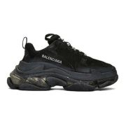 CHEAP BALENCIAGA TRIPLE S BLACK CLEAR SOLE