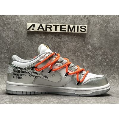  Nike Dunk Low Off-White Silver