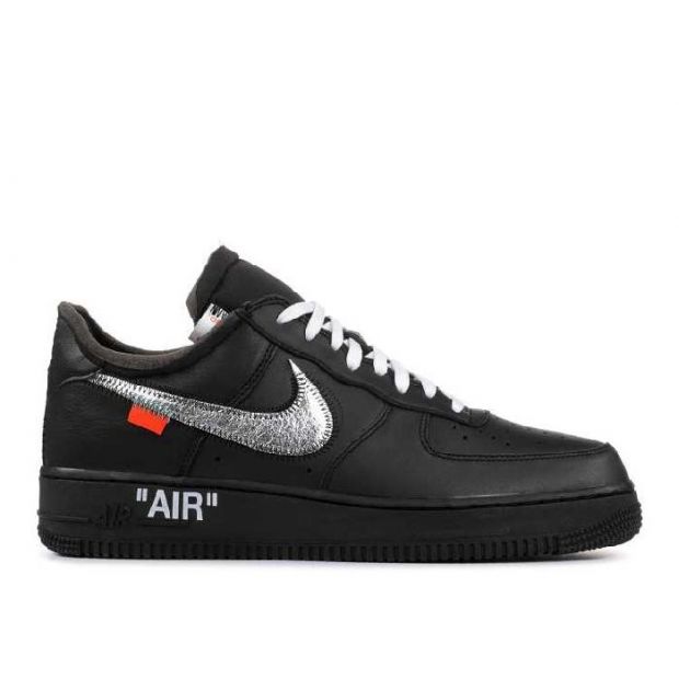 UA Air Force 1 07 Vigil X Moma OFF WHITE X MOMA Black Metallic Silver Online