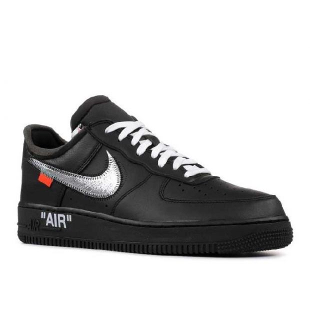 UA Air Force 1 07 Vigil X Moma OFF WHITE X MOMA Black Metallic Silver Online