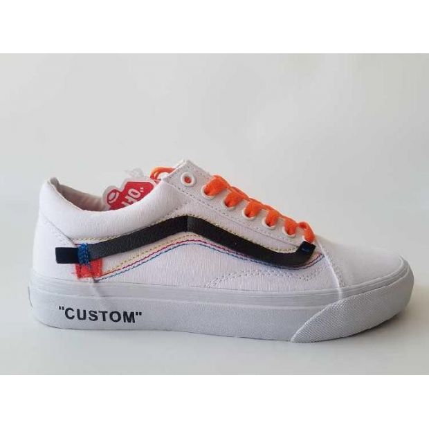  Vans X Off  White Crystal Blue White Beige Online